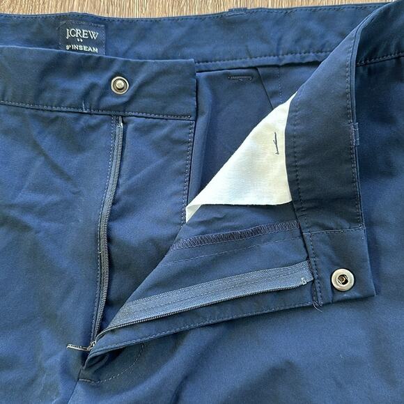 J.Crew Navy Blue Tech 9" Shorts Size 38 - Picture 2 of 4